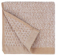 Everplush Diamond Jacquard Washcloth Set | 6-Pack Khaki Quick-Dry Cotton