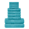GC Gaveno Cavailia 10 Piece Cotton Towel Bale Set - 450 GSM Teal