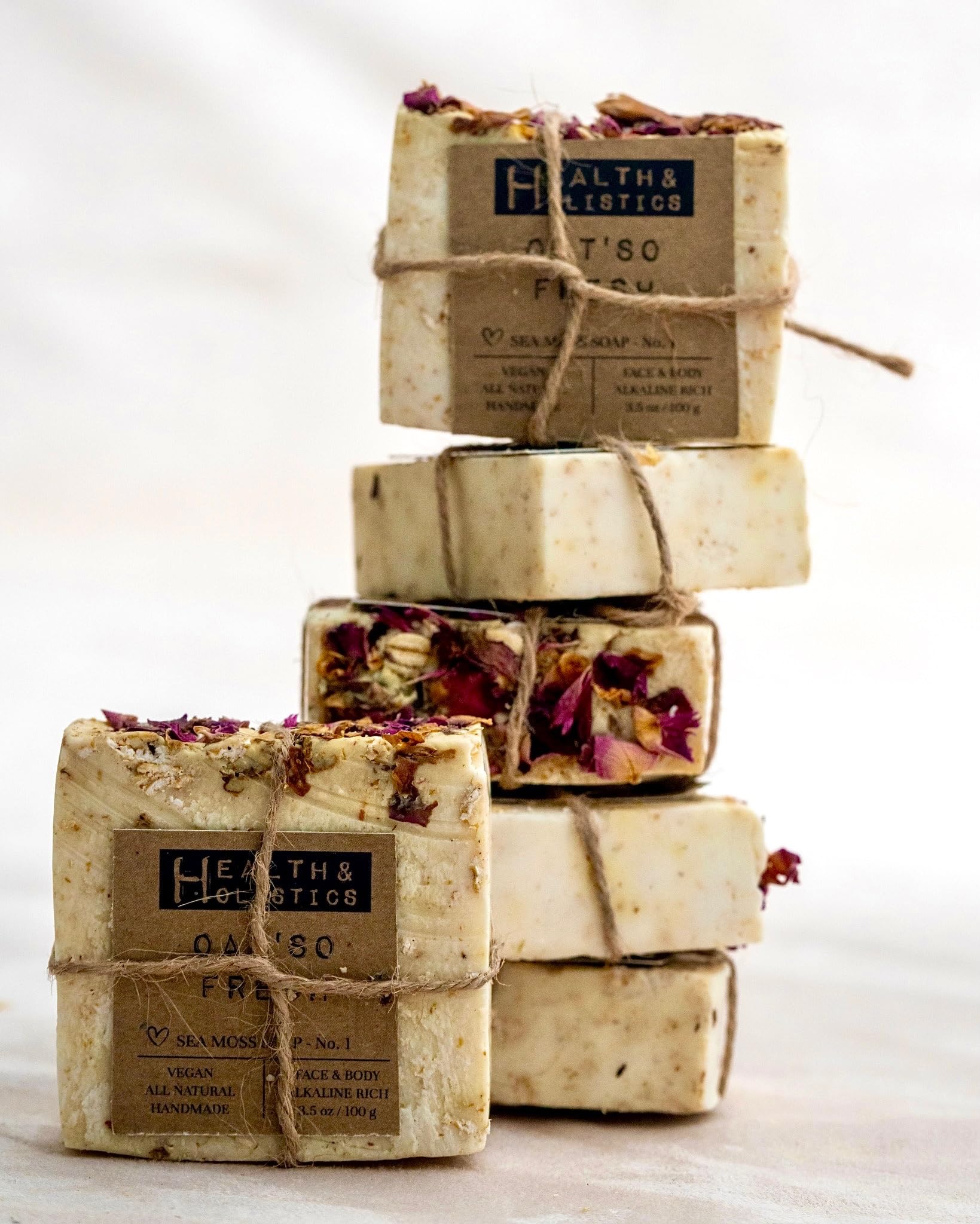 Sea Moss Soap – Organic Lemongrass & Orange Peel Block