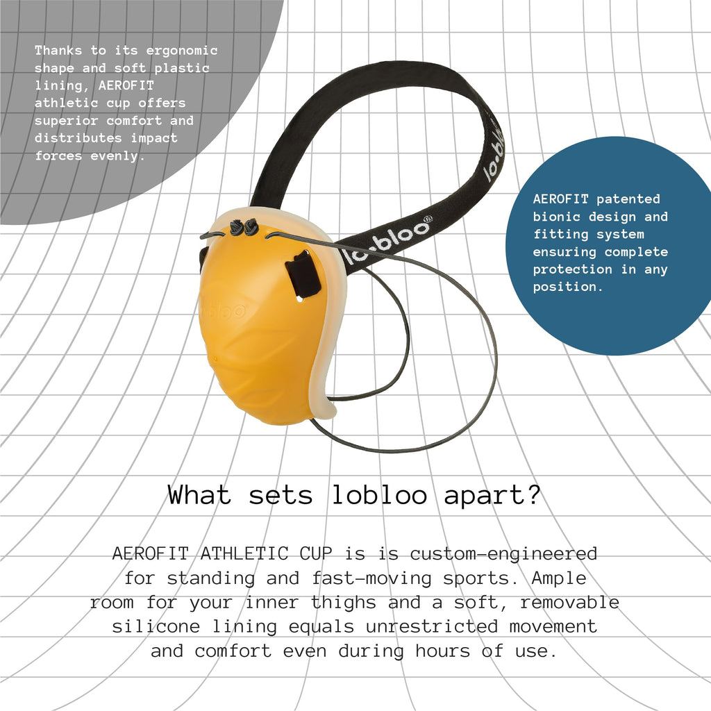 lobloo Aerofit Junior Athletic Groin Cup | Youth Sports Protection