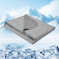 Danctec Cooling Blanket for Night Sweats | Lightweight Summer Throw, Grey