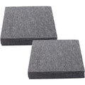 Nisorpa Dark Grey Carpet Tiles | 20PCS Heavy Duty Commercial Flooring