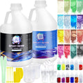 Ghguole 1.1 Gallon Crystal Clear Epoxy Resin Kit for DIY Art & Jewelry