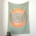 MOMOMUS Sand-Free Beach Towel – Large Mandala Boho Blanket, 135x210cm