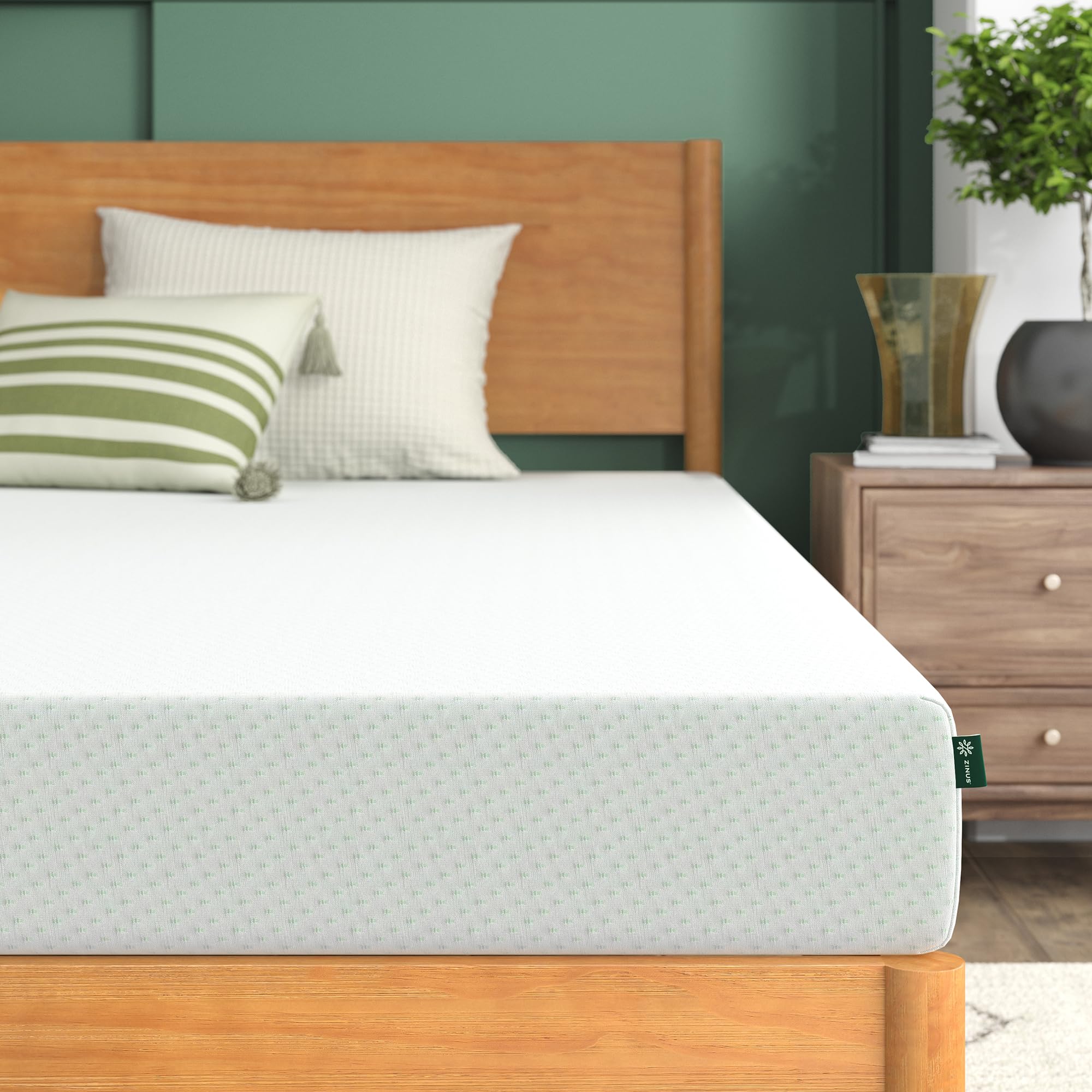 Zinus Single Memory Foam Mattress – 5-Zone Orthopaedic Support – 90x190cm