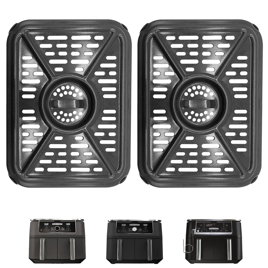 GCQ Air Fryer Crisper Plate for Ninja Foodi AF400UK AF500UK – 2 Pack