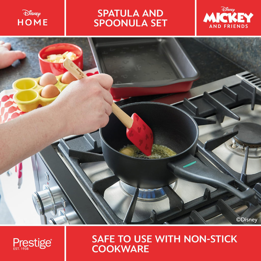 Disney Mickey Mouse 3-Piece Bakeware Set – Cake Tin & Spatulas