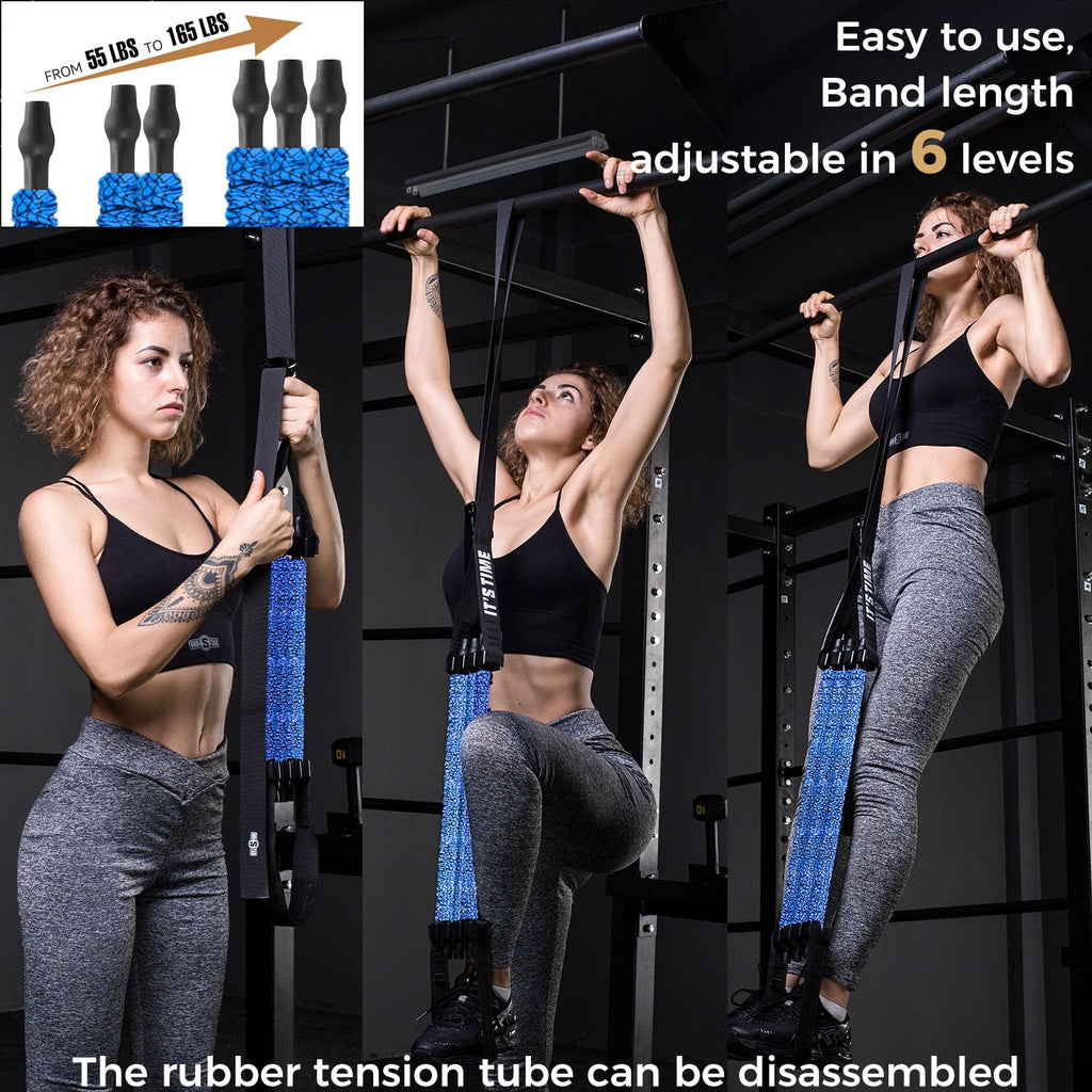 Innstar Pull Up Assistance Bands - 3 Heavy-Duty Adjustable Resistance Set