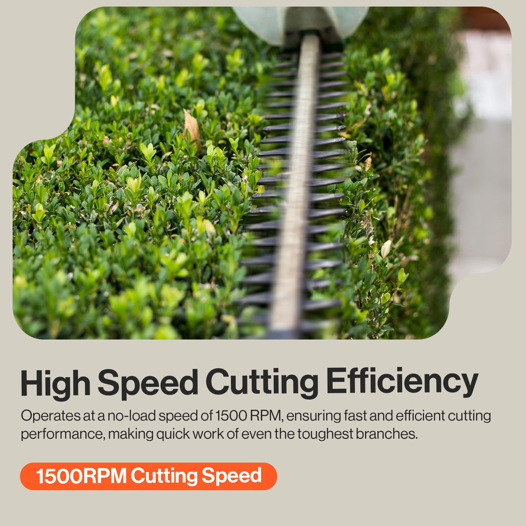SuperHandy Corded Hedge Trimmer | 610mm 600W Electric Garden Tool