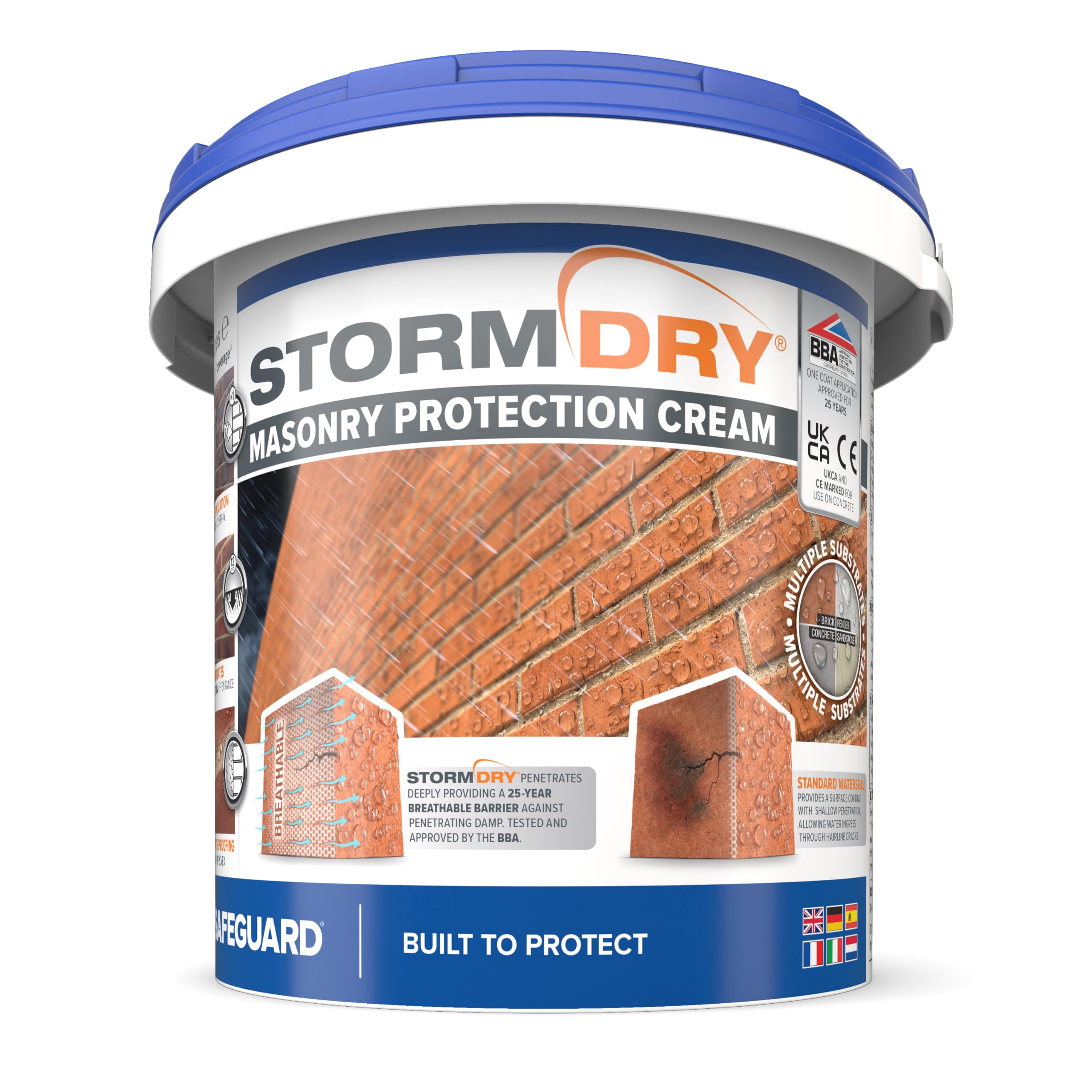 Stormdry Masonry Waterproofing Cream – 5L Colourless Brick Sealer