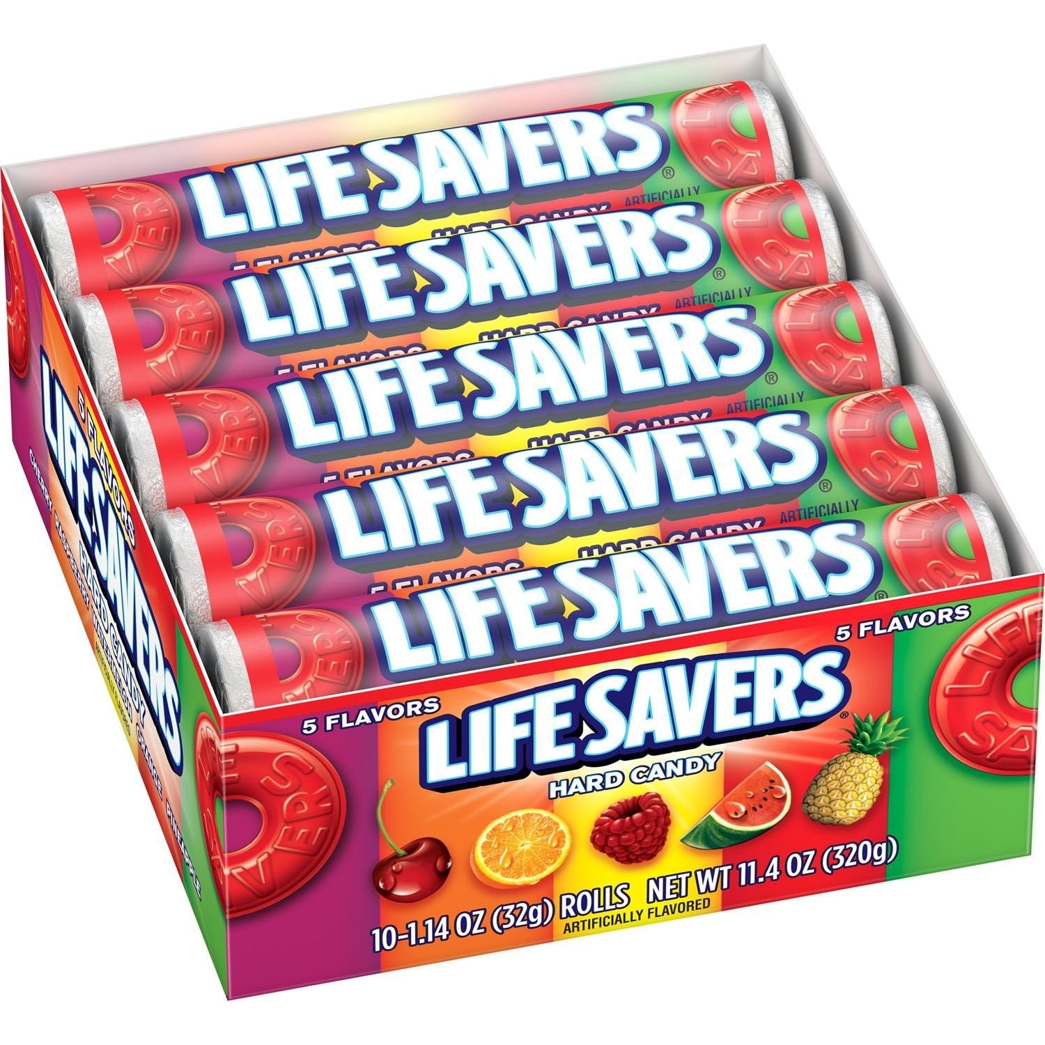 Life Savers Five Flavors Hard Candy – Bulk Fruit Candy (Pack of 20)