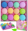 BOENFU Bath Bombs Gift Set | 12 Organic Essential Oil Spa Fizzies