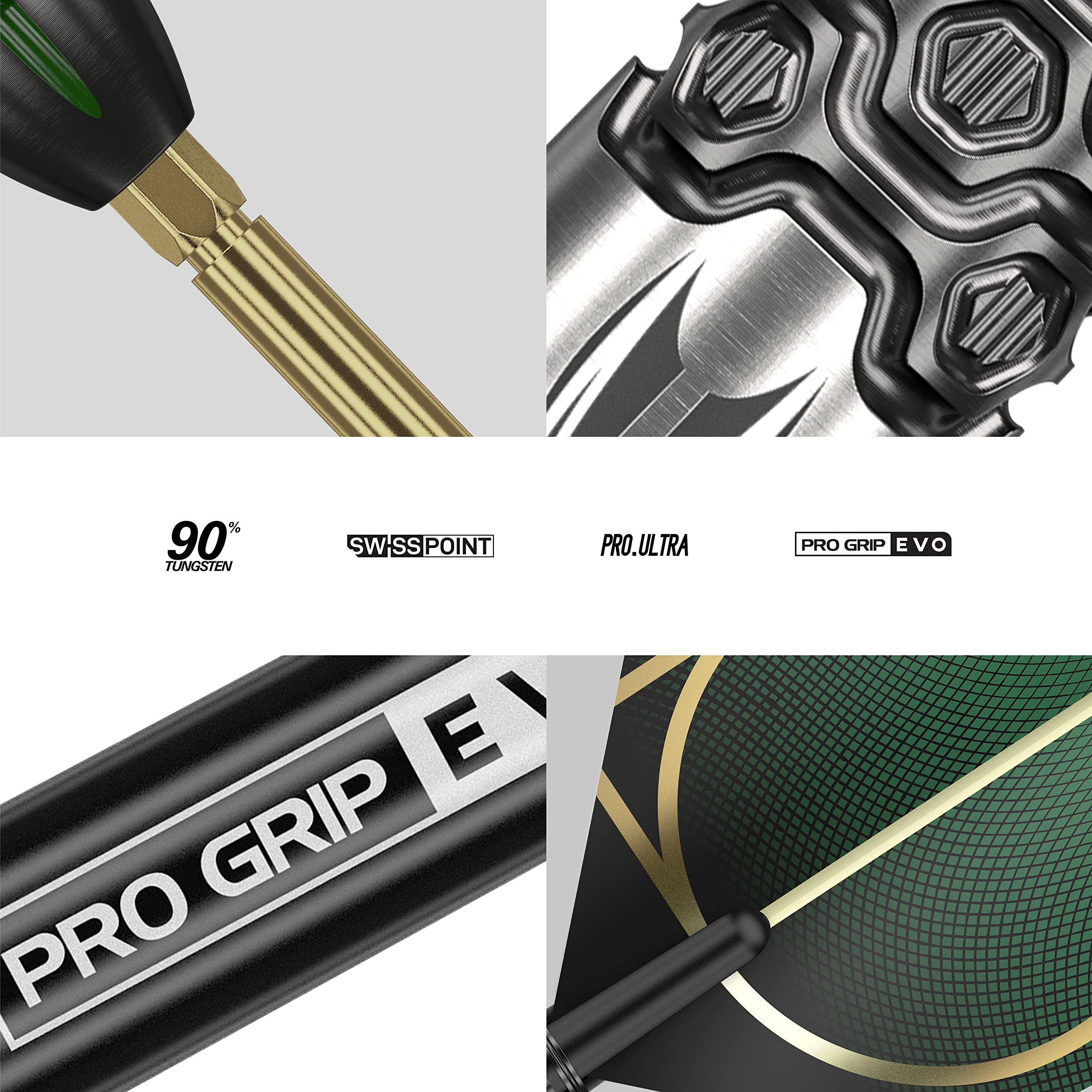 Target Darts Cult 02 90% Tungsten Swiss Point Steel Tip Darts - 26g