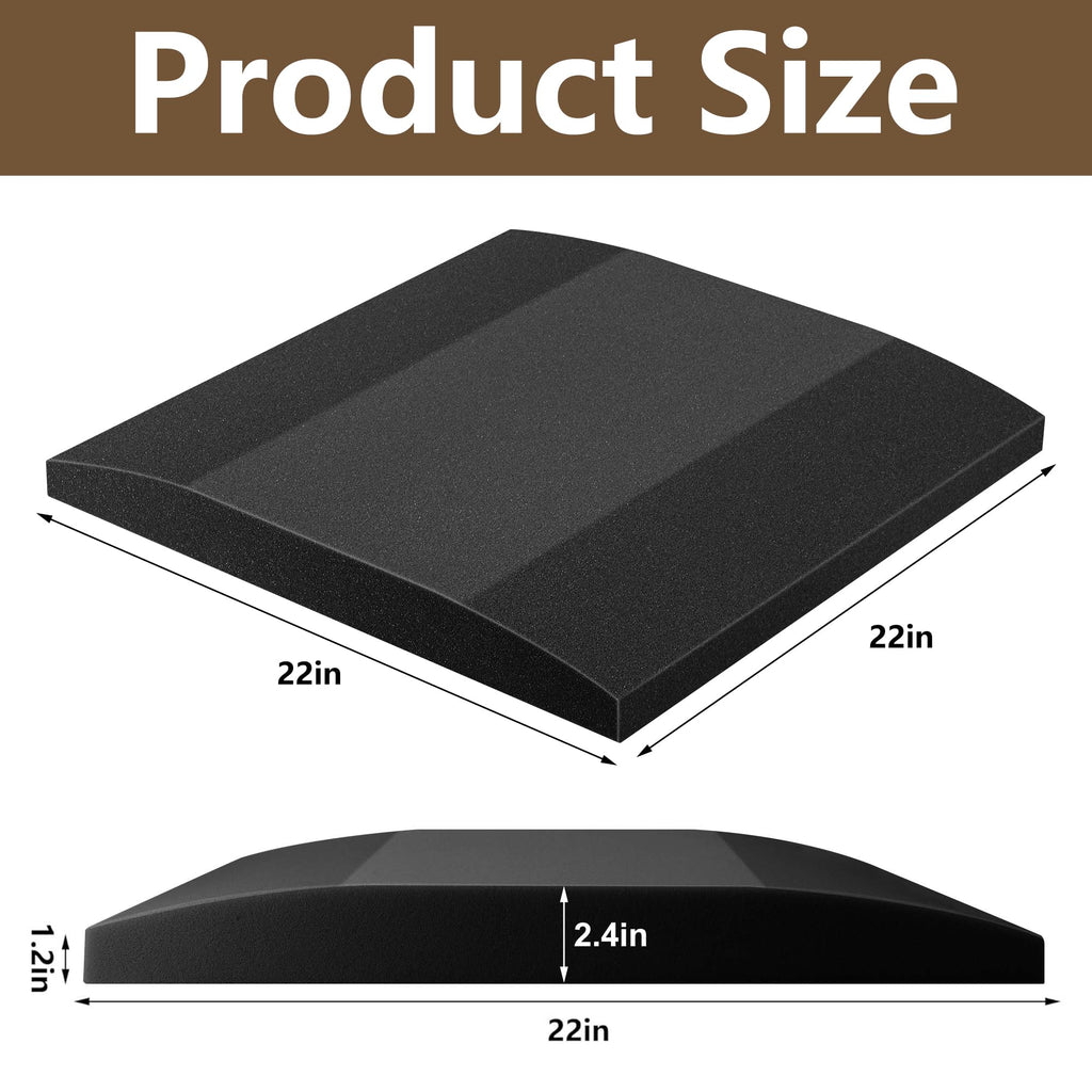 GIONAR 2 Pack 55x55cm Sofa Cushion Support-Repair Foam for Sagging Seat - image 2