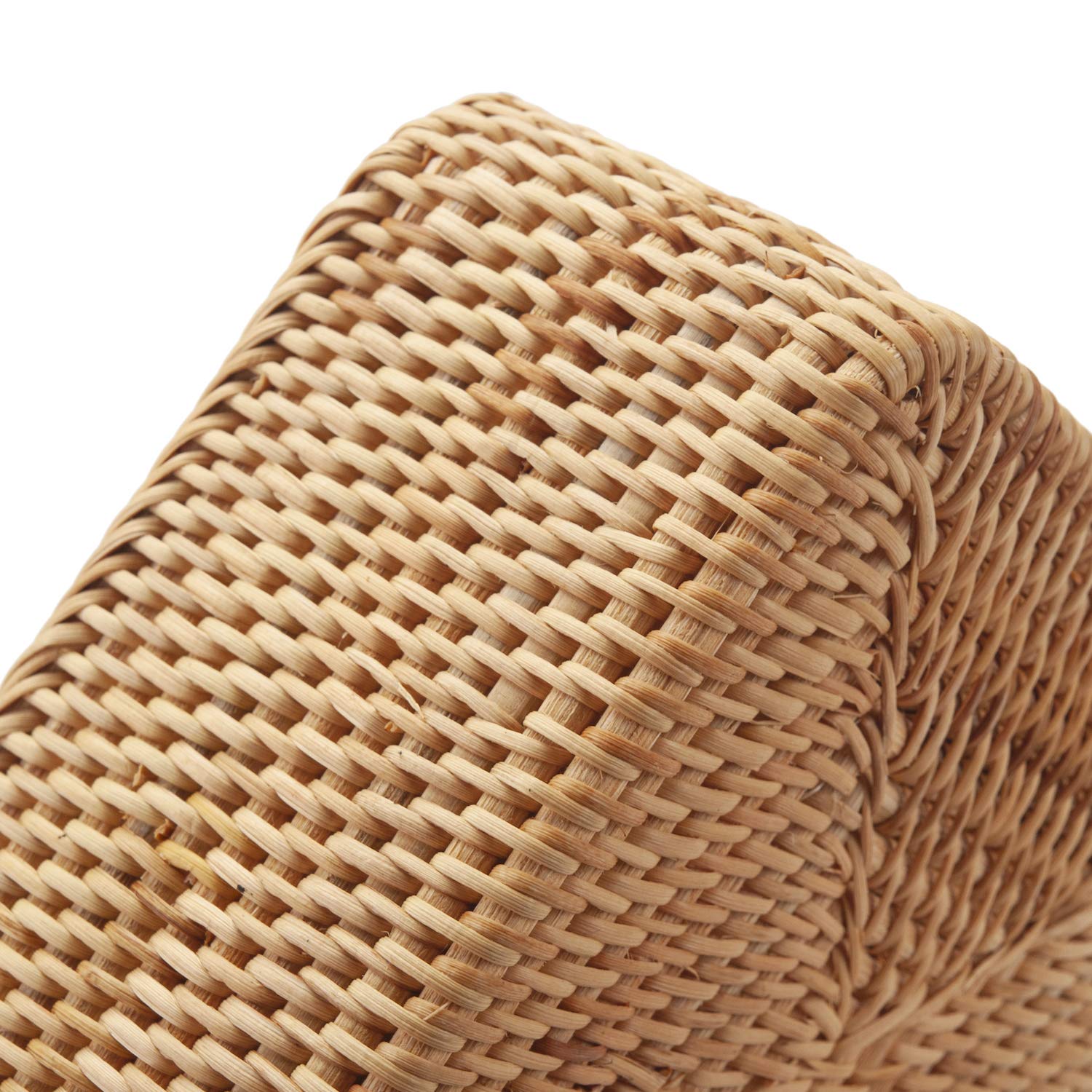 Rectangular Rattan Storage Baskets | Stackable Woven Wicker Set