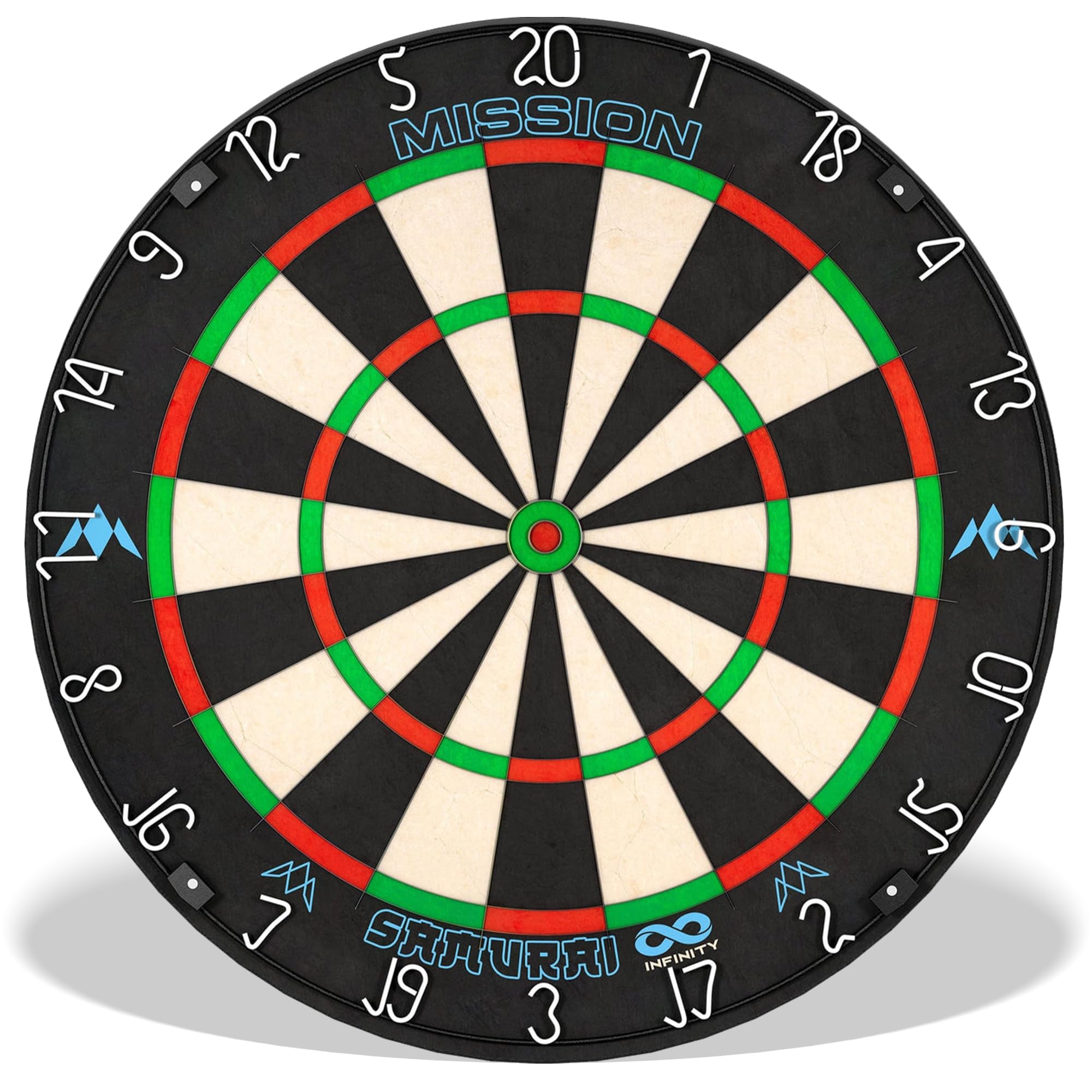 Mission Samurai Infinity Professional Sisal Dartboard - Ultra Thin Wire