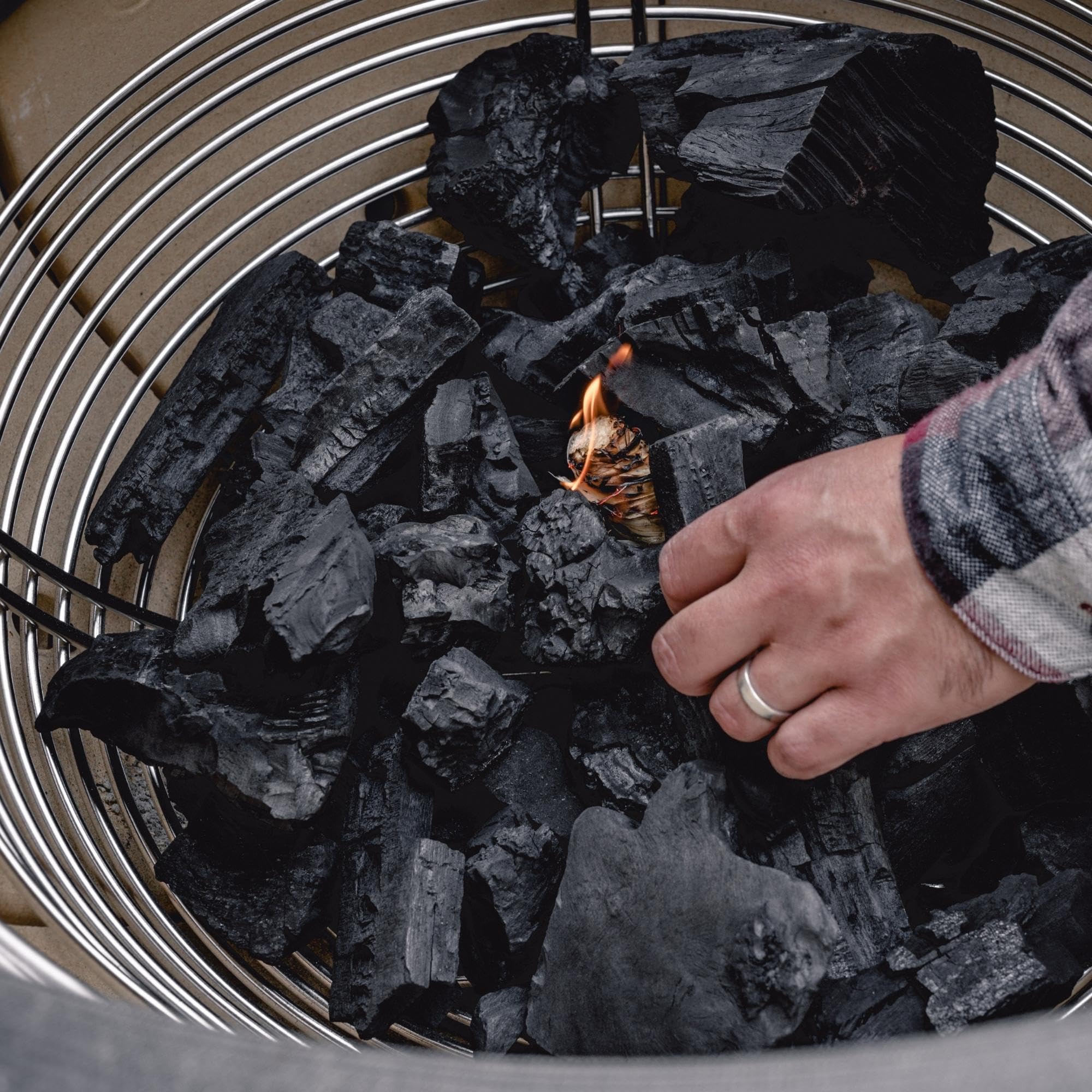 Kamado Joe Stainless Steel Charcoal Basket for Classic Joe I, II, III