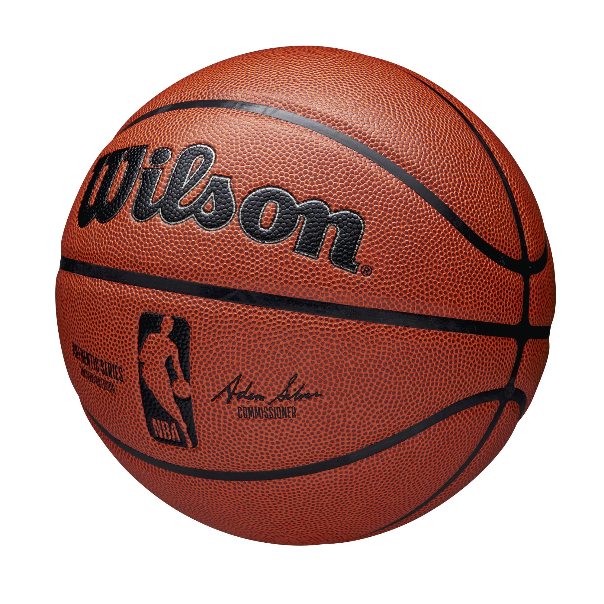 Wilson NBA Authentic Series Basketball | Size 7 Composite Leather Brown