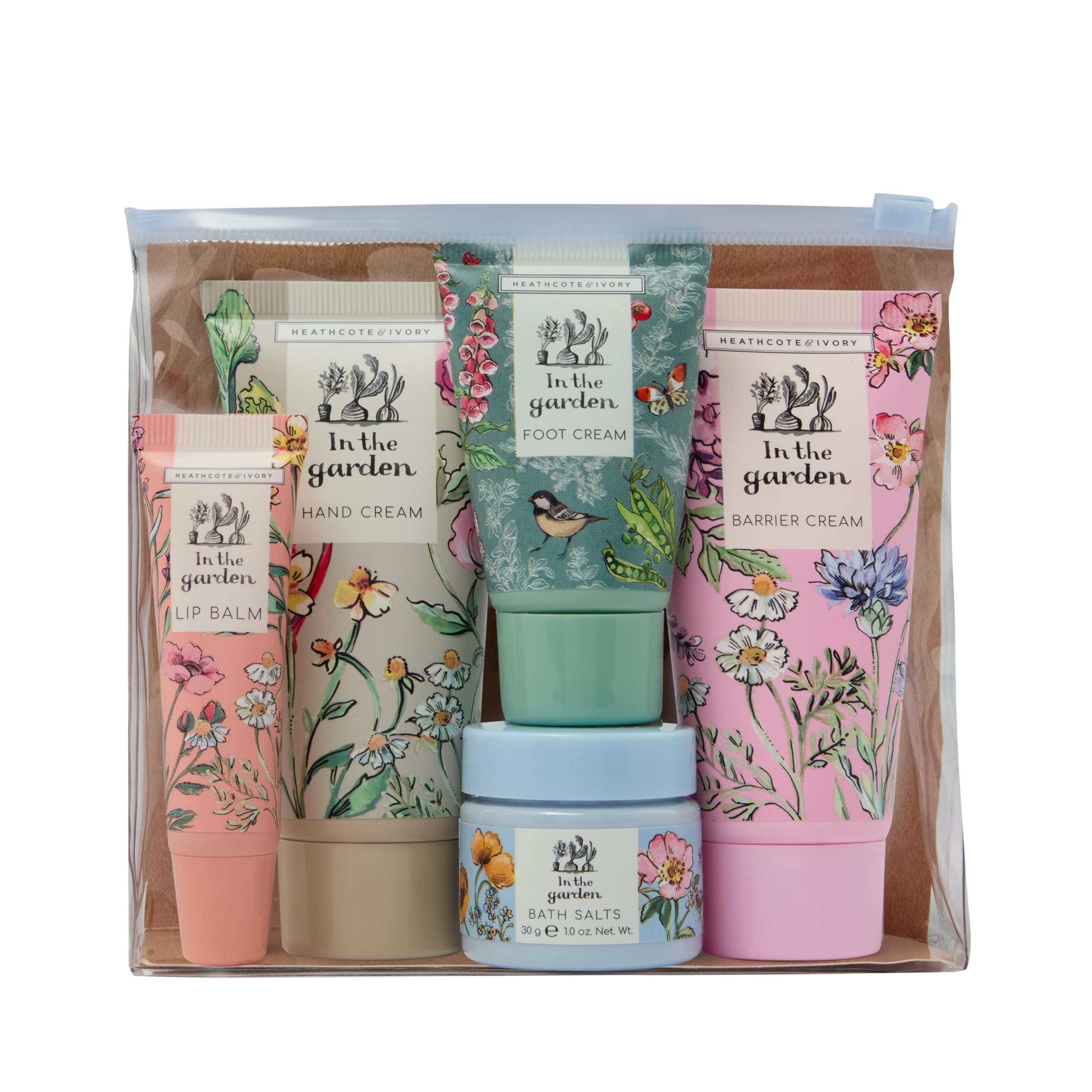 Heathcote & Ivory Gardeners Gift Set - 5pc Vegan Hand & Body Care Kit