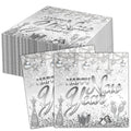 HOWAF 40pcs Silver Happy New Year Napkins | 2026 NYE Party Cocktail Serviettes