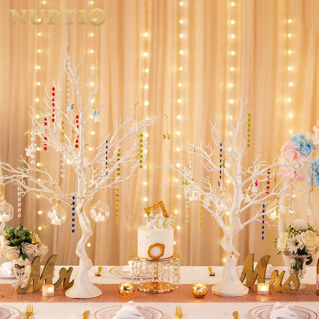 Nuptio 105cm White Artificial Manzanita Tree – Faux Twig Table Centerpiece