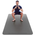 Extra Wide TPE Exercise Mat - 10mm Thick Non-Slip Yoga Mat
