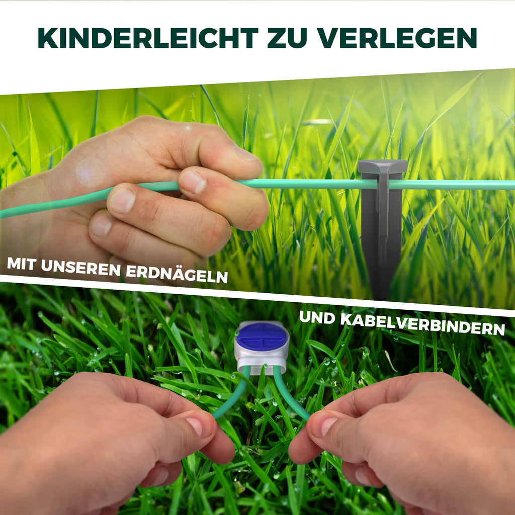Kanoo Boundary Cable for Robotic Lawnmowers – Durable Garden Wire