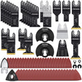 PECHAM 128PCS Oscillating Saw Blades | Titanium & Japanese Tooth Set
