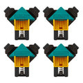 Wolfcraft 90-Degree Corner Clamp Set - 4 ES 22 Clamps for Woodworking