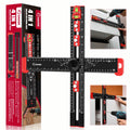 Saker 4-in-1 Drilling Positioning Ruler | 13.78in T Square Cabinet Jig
