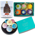 Jolof Store Organic Vegan Bath Bomb Gift Set – 6 XL 5.2oz Spa Bombs