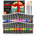 Shuttle Art Acrylic Paint Set | 30 Colors (36ml) with 3 Brushes