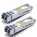 1G SFP LX LC Singlemode 10km Transceiver - 2 Pack