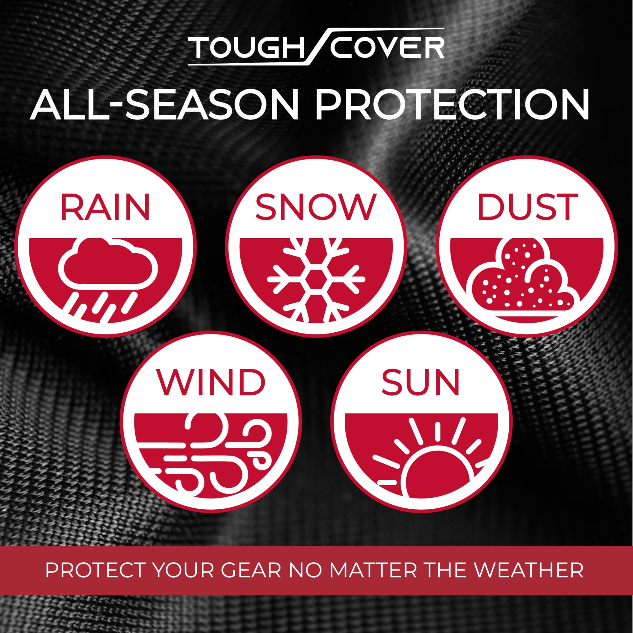 Tough Cover Lawn Mower Cover | 600D Marine Grade Waterproof Universal Fit