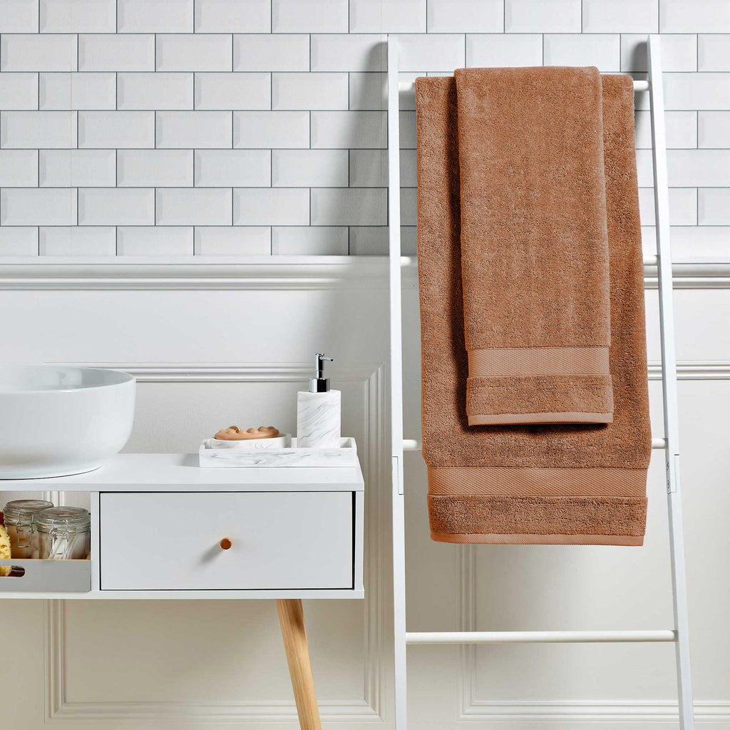 Christy Refresh Bathroom Towel Set | Set of 4 | 4 Face Cloth Set | Quick Dry | Gentle Pastel Tones | Soft Absorbent Shower Towels - image 5