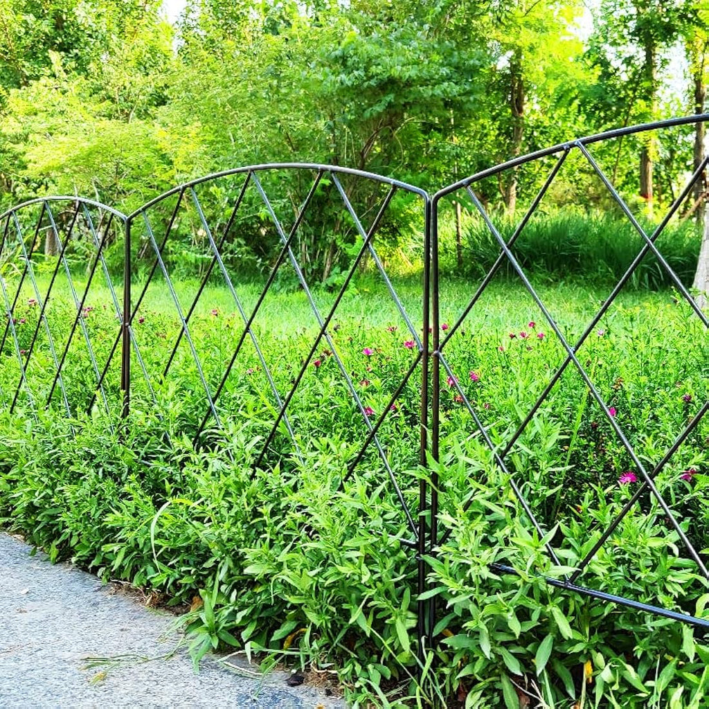 Thealyn Rustproof Metal Garden Fence | 3m No-Dig Animal Barrier & Edging