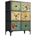 LYNCOHOME 6 Drawer Fabric Dresser – Modern Storage Chest for Bedroom