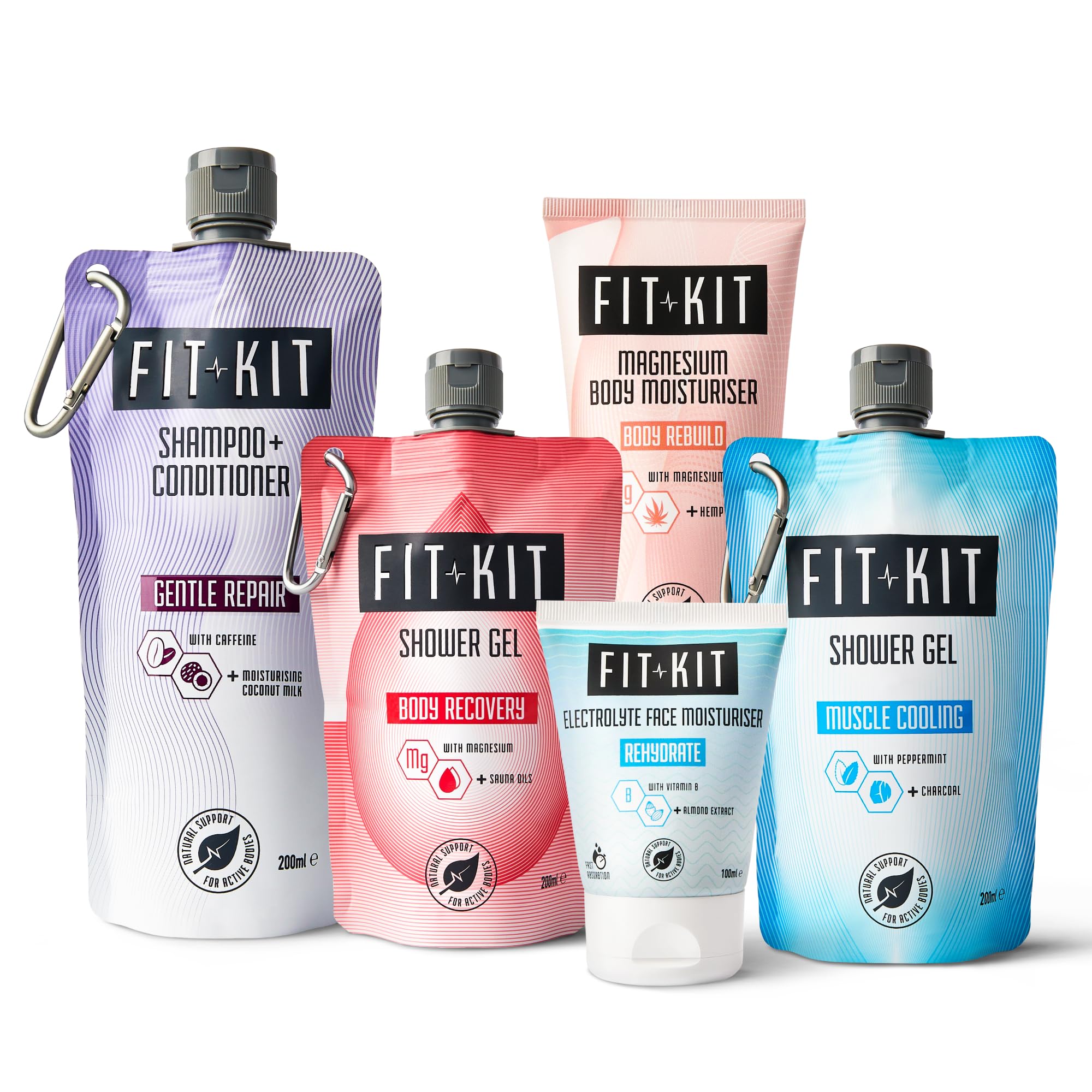 Muscle Recovery Gift Set - 4pc Vegan Post-Workout Body Care