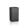 Lechuza CANTO Stone 30 High Self-Watering LED Planter | Graphite Black