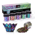 LET'S RESIN Chameleon Flakes | 5 Color Intense Colorshift Pigment Powder