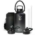 Trebo 2L Insulated Stainless Steel Water Bottle with Paracord Handle