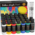 Nicpro 32 Colors Outdoor Acrylic Paint Set – UV Resistant Multi-Surface Kit