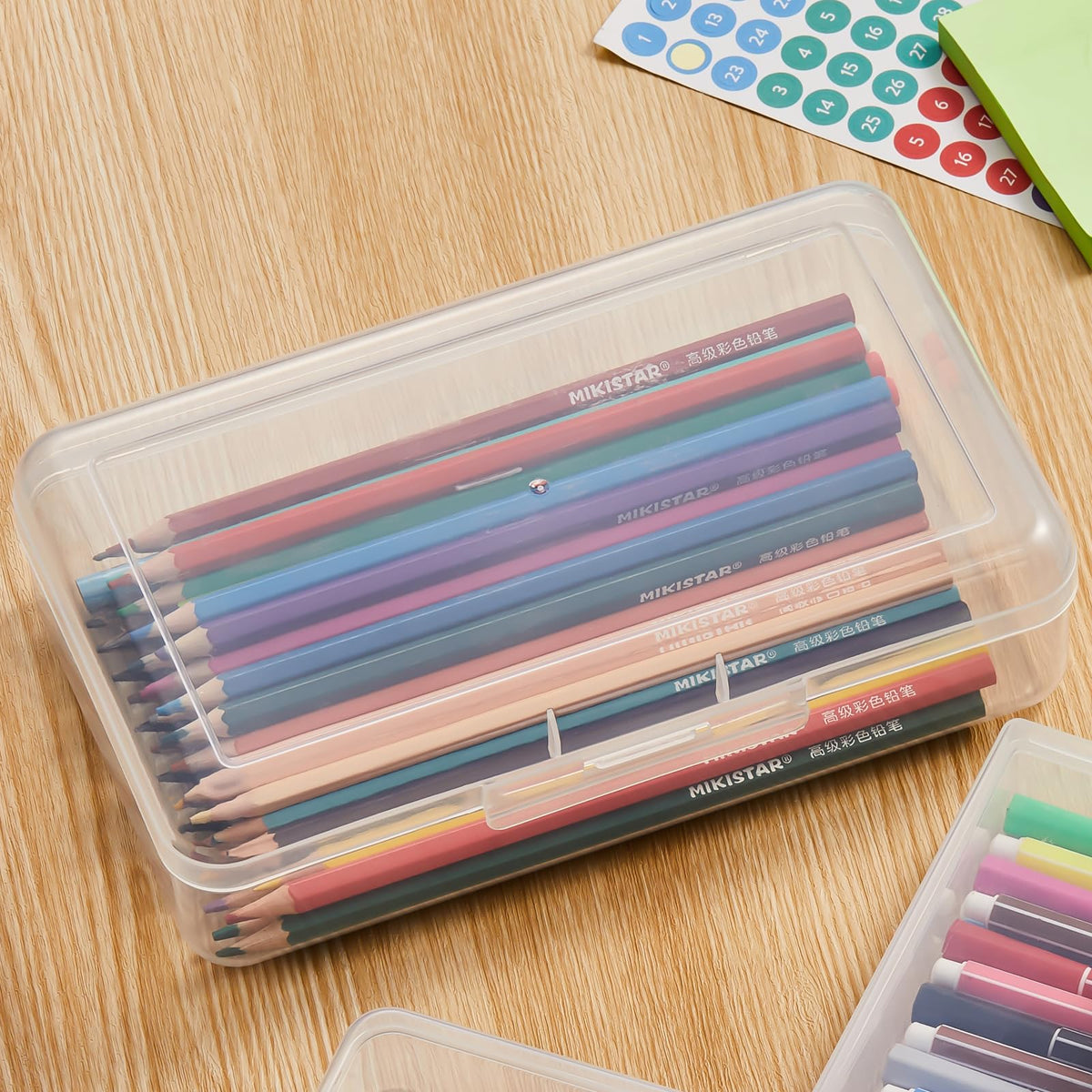 4 Pack Rectangular Clear Plastic Storage Containers, 20.5 x 12 x 6 cm - image 5