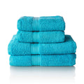 Glart Premium 4-Piece Terry Towel Set - 100% Cotton - Turquoise