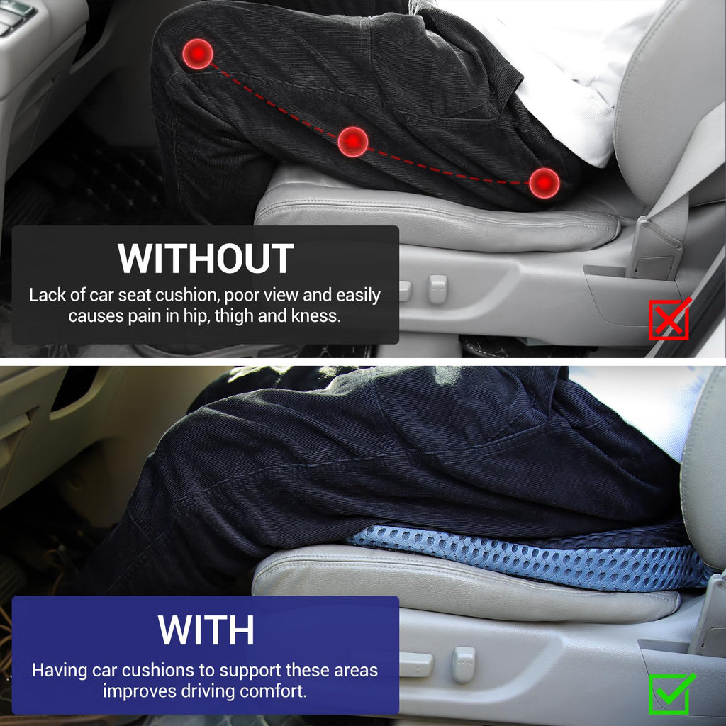 Car Cushion for Driving Seat, Booster Car Seat Improve Driving Visibility - image 4