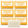 Dr. Bronner’s Pure-Castile Bar Soap – Citrus Lemon, 5 oz (6 Pack)