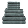 RAYMSTER 8 Piece Egyptian Cotton Towel Set - 2 Bath, 4 Face, & 2 Hand Towels Set for Daily Use - Soft, Highly Absorbent, Quick Dry, and Lightweight - image 1