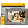 KODAK 10-inch WiFi Digital Photo Frame – HD IPS Touchscreen Wood