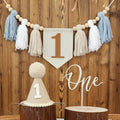 Jolof Store 1st Birthday Highchair Banner Set – Khaki Boho Cake Smash Kit
