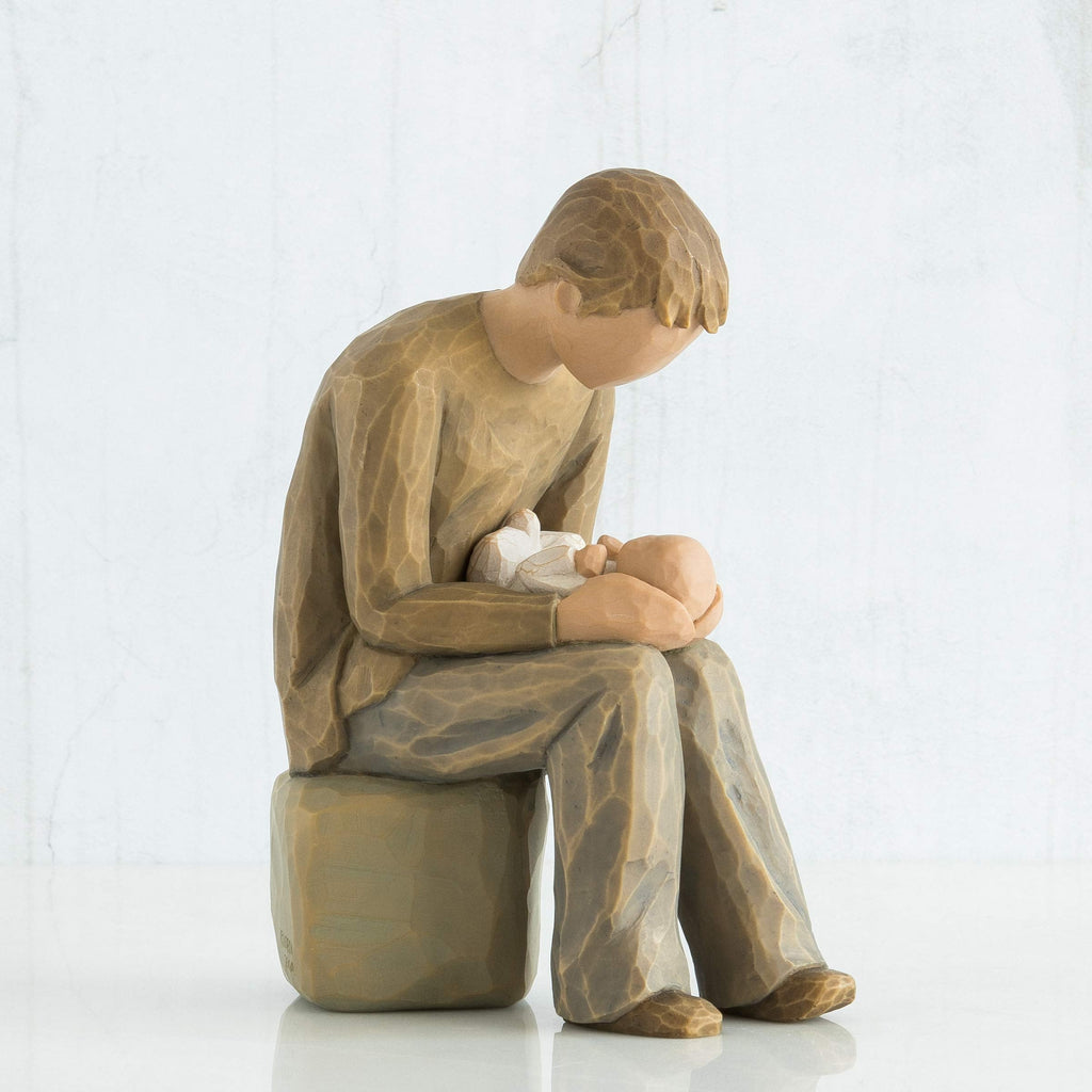 Willow Tree New Dad Figurine – Hand-Carved Susan Lordi Fatherhood Gift